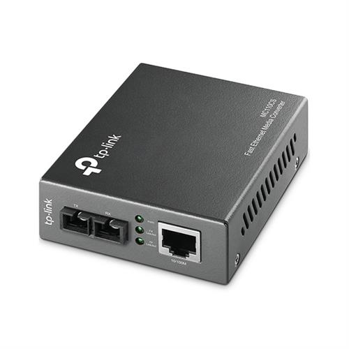 TP-Link Omada MC110CS network media converter 100 Mbit/s 1310 nm Single-mode Black
