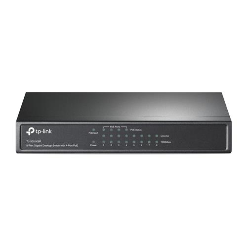 Image of TP-Link TP-Link TL-SG1008P network switch Unmanaged Gigabit Ethernet (10/100/1000) Power over Ethernet (PoE) Hazelnut TL-SG1008P