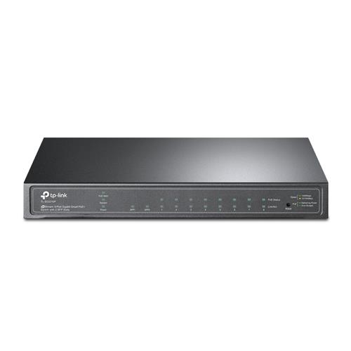 TP-Link JetStream 10-Port Gigabit Smart Switch with 8-Port PoE+ Managed L2/L4 Gigabit Ethernet (10/100/1000) Power over Ethernet (PoE)