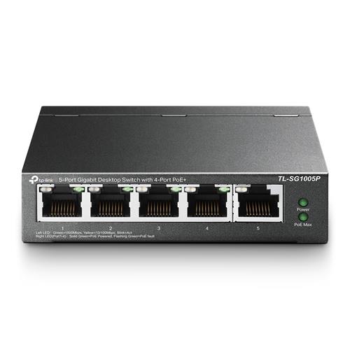 TP-Link 5-Port Gigabit Desktop PoE Switch with 4-Port