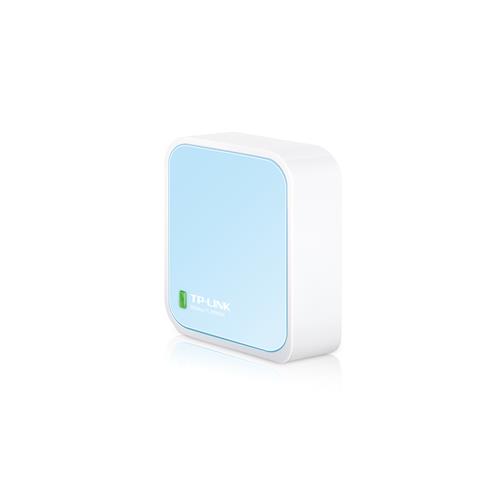 TP-Link TL-WR802N Wi-Fi 4 (802.11n) Single-band (2.4 GHz) Ethernet LAN Blue White Portable router