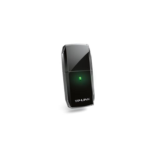 TP-Link Archer T2U. Connectivity technology: Wireless Host interface: USB Interface: WLAN. Maximum data transfer rate: 600 Mbit/s Top Wi-Fi standard: Wi-Fi 5 (802.11ac) Wi-Fi band: Dual-band (2.4 GHz / 5 GHz). Product colour: Black