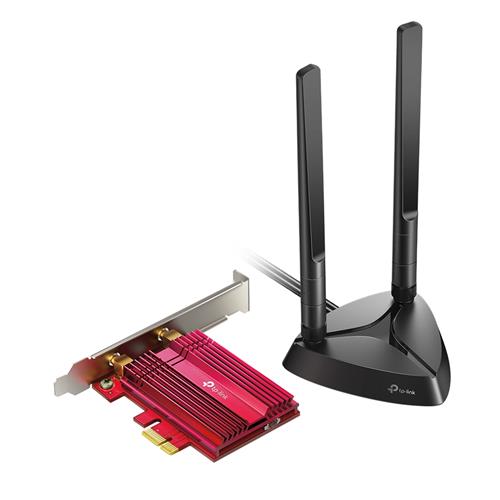 TP-LINK Archer TX3000E Internal Wireless PCI Express WLAN / Bluetooth 2402 Mbit/s Black Red