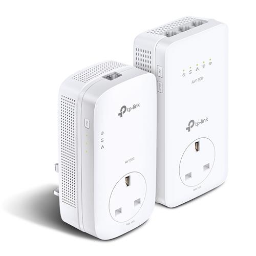 TP-Link TL-WPA8631P KIT PowerLine network adapter 300 Mbit/s Ethernet LAN Wi-Fi White 2 pc(s)