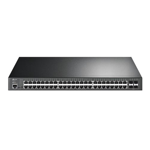 TP-Link JetStream 52-Port Gigabit L2+ Managed Switch with 48-Port PoE+ Managed L2/L3 Gigabit Ethernet (10/100/1000) Power over Ethernet (PoE) Rack mounting 1U