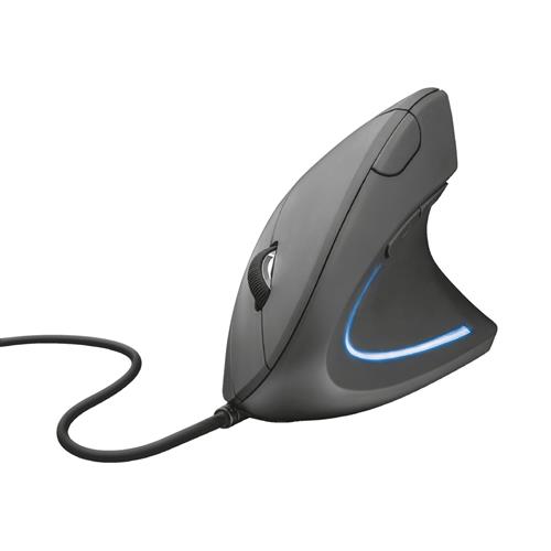 Trust Verto Right-hand Vertical design Optical USB Type-A 1600 DPI Black