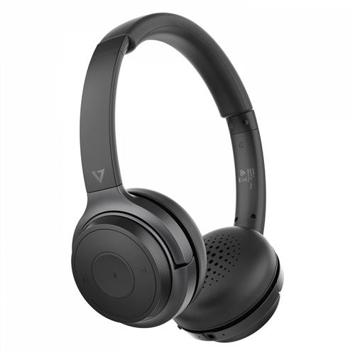 V7 HB600S headphones/headset Wireless Head-band Calls/Music USB Type-C Bluetooth Black