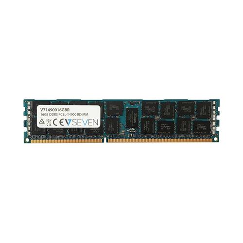 V7 16GB DDR3 PC3-14900 - 1866MHz REG Server Memory Module - V71490016GBR 16 GB 1 x 16 GB DDR3 1866 MHz 240-pin DIMM