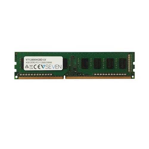V7 4GB DDR3 PC3L-12800 - 1600MHz DIMM Desktop Memory Module - V7128004GBD-LV 4 GB 1 x 4 GB DDR3 1600 MHz 240-pin DIMM