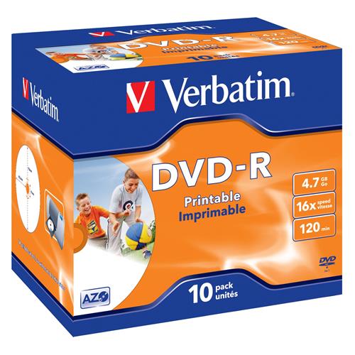 Verbatim 43521 blank DVD 4.7 GB DVD-R 10 pc(s)
