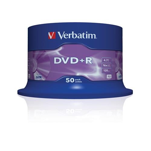 Photos - Optical Storage Verbatim VB-DPR47S3A. Native capacity: 4.7 GB Type: DVD+R Quantity per pack: 50 pc(s). Package type: Spindle. DVD write spee 