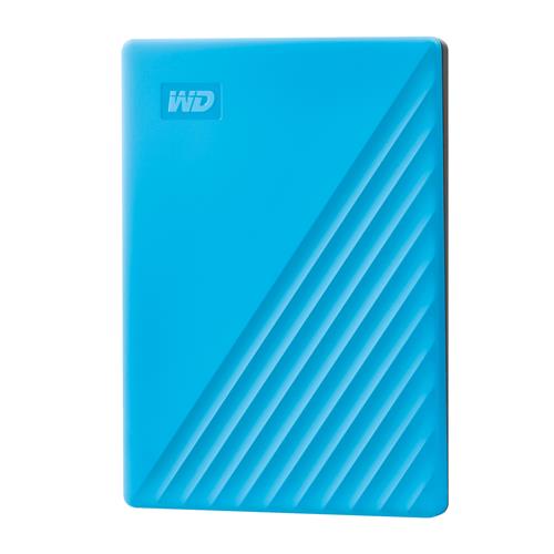 Western Digital My Passport. HDD capacity: 4 TB. USB version: 3.2 Gen 1 (3.1 Gen 1). Product colour: Blue