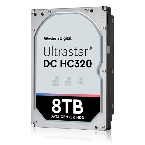 Western Digital Ultrastar DC HC320. HDD capacity: 8 TB HDD speed: 7200 RPM Storage drive buffer size: 256 MB HDD size: 3.5" Interface: Serial ATA III