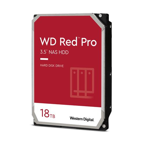 Western Digital Red Pro . HDD capacity: 18 TB HDD speed: 7200 RPM Storage drive buffer size: 512 MB HDD size: 3.5" Interface: Serial ATA
