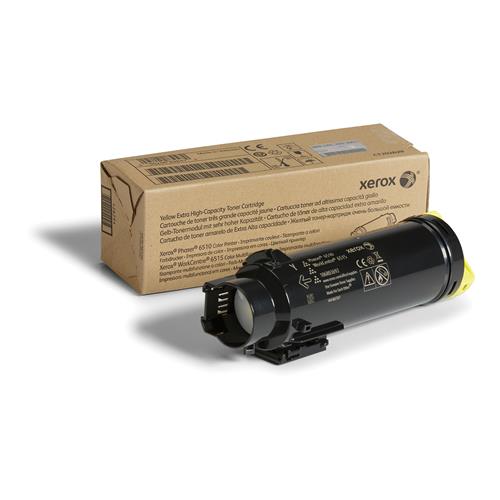 Xerox Genuine Phaser 6510 WorkCentre 6515 Yellow Extra High capacity Toner Cartridge (4300 Pages) - 106R03692