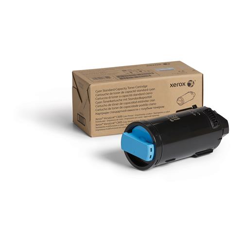 Xerox Genuine VersaLink C600 Color Printer/C605 Color Multifunction Printer Cyan Standard capacity Toner Cartridge (6000 Pages) - 106R03896