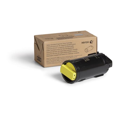 Xerox Genuine VersaLink C600 Color Printer/C605 Color Multifunction Printer Yellow Standard capacity Toner Cartridge (6000 Pages) - 106R03898