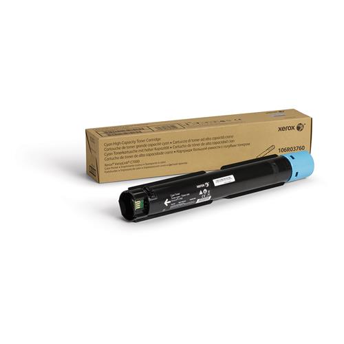 Xerox Genuine VersaLink C7000 Color Printer Cyan High capacity Toner Cartridge (10100 Pages) - 106R03760