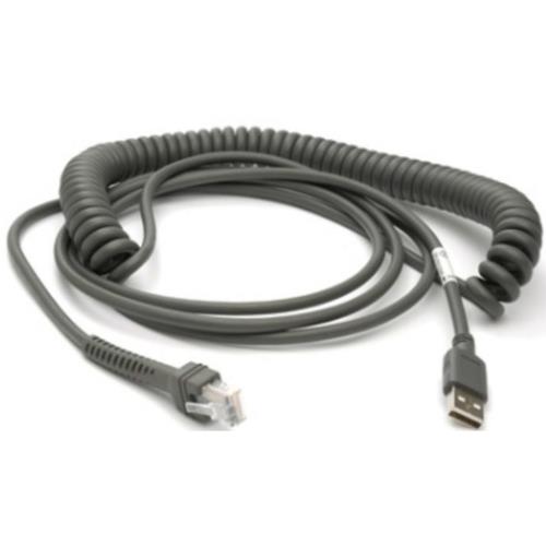 Motorola CBA-U09-C15ZAR. Cable length: 4.57 m. Connector 1: USB A Product colour: Grey