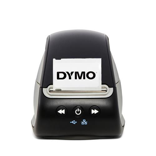 DYMO LabelWriter 550 Turbo Label Printer | Label Maker with High-Speed Direct Thermal Printing | Automatic Label Recognition | Prints Shipping Labels & More with USB/LAN Connectivity | UK 3 Pin Plug Direct thermal Wired Black White