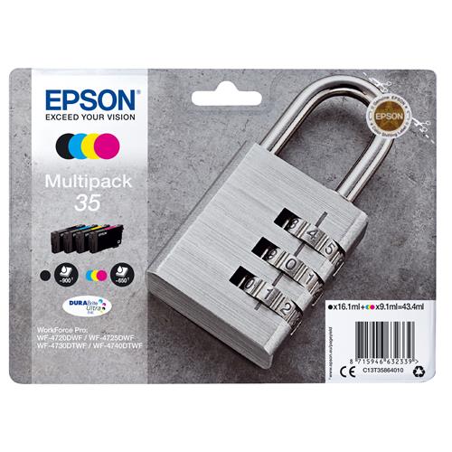 Epson Padlock 35 DURABrite Ultra Multipack 4-colours Ink