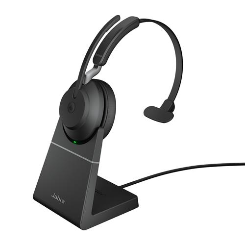 Jabra Evolve2 65 USB-A Black MS Chrg stand Mono