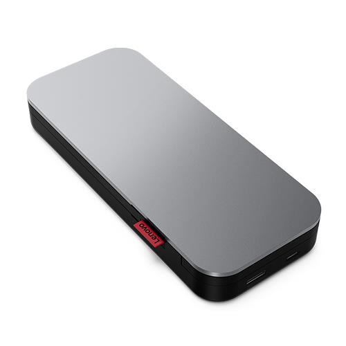 Lenovo Go. Battery capacity: 20000 mAh Battery technology: Lithium-Ion (Li-Ion). USB Type-A output ports: 1 USB Type-C ports quantity: 1. Product colour: Black Grey