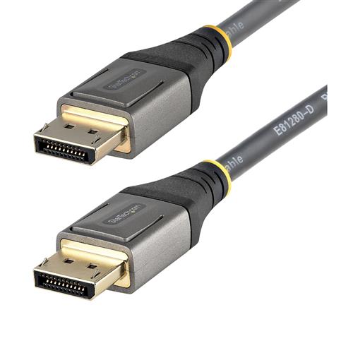 StarTech.com 10ft (3m) VESA Certified DisplayPort 1.4 Cable - 8K 60Hz HDR10 - Ultra HD 4K 120Hz Video - DP 1.4 Cable / Cord - For Monitors/Displays - DisplayPort to DisplayPort Cable - M/M 3 m DisplayPort DisplayPort Male Male 7680 x 4320 pixel