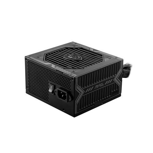 MSI MAG A550BN UK PSU '550W 80 Plus Bronze certified 12V Single-Rail DC-to-DC Circuit 120mm Fan Non-Modular Sleeved Cables ATX Power Supply Unit UK Powercord Black'