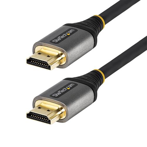 StarTech.com 10ft (3m) Premium Certified HDMI 2.0 Cable - High Speed Ultra HD 4K 60Hz HDMI Cable with Ethernet - HDR10 ARC - TPE Jacket - UHD HDMI Video Cord - For UHD Monitors TVs Displays - M/M