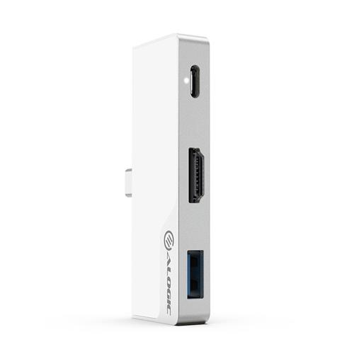 ALOGIC ULDNAMN-UA-SLV. Connectivity technology: Docking USB Power Delivery up to: 30 W. Product colour: Silver Data transfer rate: 5 Gbit/s HD type: 4K Ultra HD. Width: 37 mm Depth: 76 mm Height: 10 mm. Quantity per pack: 1 pc(s)