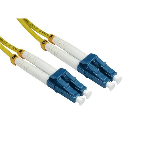 Cables Direct FB2S-LCLC-100Y. Cable length: 10 m Connector 1: 2x LC Connector 2: 2x LC Core diameter: 9 m