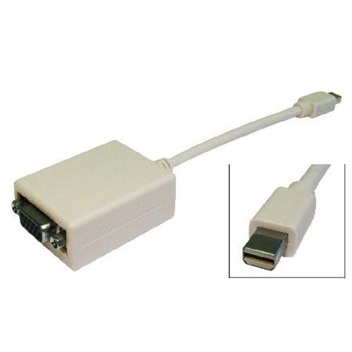 Cables Direct Mini Display Port - VGA m/f. Cable length: 0.15 m Connector 1: VGA (D-Sub) Connector 2: Mini DisplayPort