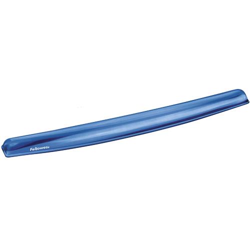 Fellowes Keyboard Wrist Rest - Crystals Gel Wrist Rest with Non Skid Rubber Base - Ergonomic Wrist Support for Computer Laptop Home Office Use - Blue