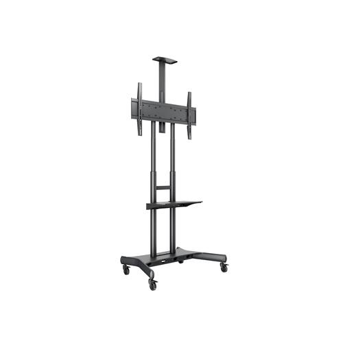 Multibrackets M Public Floorstand Basic 180 incl shelf & camera holder 139.7 cm (55") 2.03 m (80") 90 kg 200 x 200 mm 800 x 500 mm Black