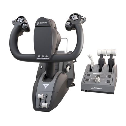 Thrustmaster TCA Yoke Pack Boeing Edition Black Grey USB Fightstick PC Xbox Xbox One Xbox One S Xbox One X Xbox Series S Xbox Series X