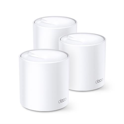 TP-Link AX1800 Whole Home Mesh Wi-Fi 6 System 3-Pack White Internal Mesh system Power FCC: <30 dBm CE: <20 dBm (2.4 GHz) <23 dBm (5 GHz) Dual-band (2.4 GHz / 5 GHz)
