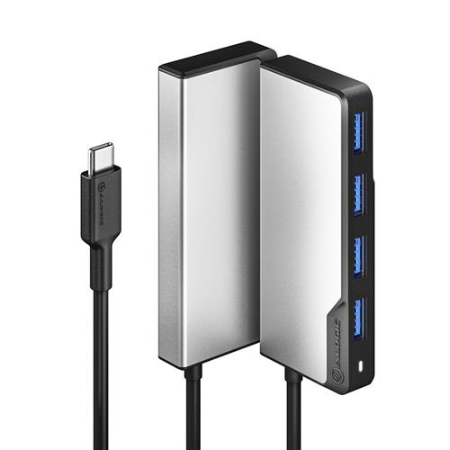 ALOGIC UCFUUA-SGR. Host interface: USB 3.2 Gen 1 (3.1 Gen 1) Type-C Hub interfaces: USB 3.2 Gen 1 (3.1 Gen 1) Type-A. Data transfer rate: 5000 Mbit/s Product colour: Black Silver Cable length: 0.21 m. Width: 301 mm Depth: 40 mm Height: 13 mm
