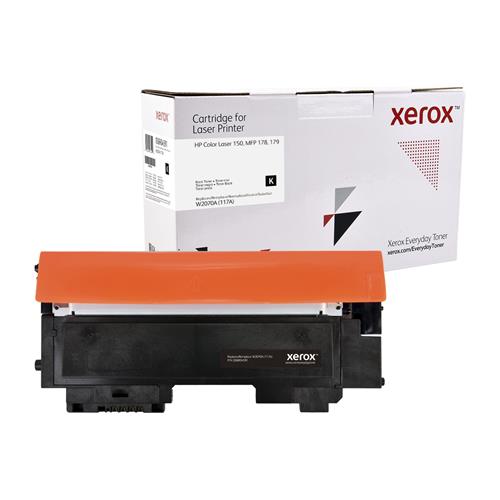 Everyday Black Toner by Xerox compatible with HP 117A (W2070A) Standard capacity