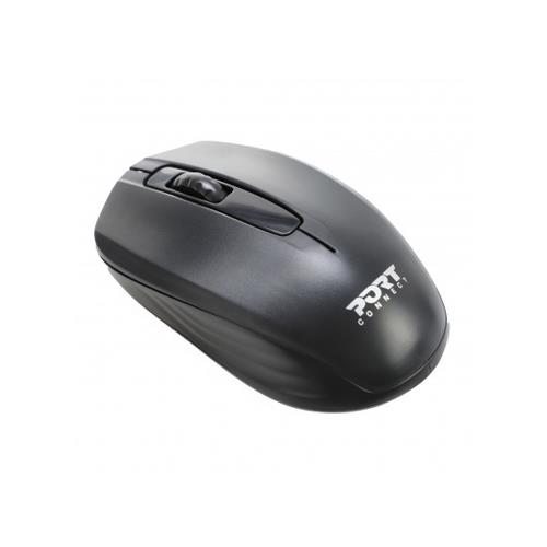 Port Designs 900508 mouse Medical Ambidextrous RF Wireless + USB Type-C 1000 DPI