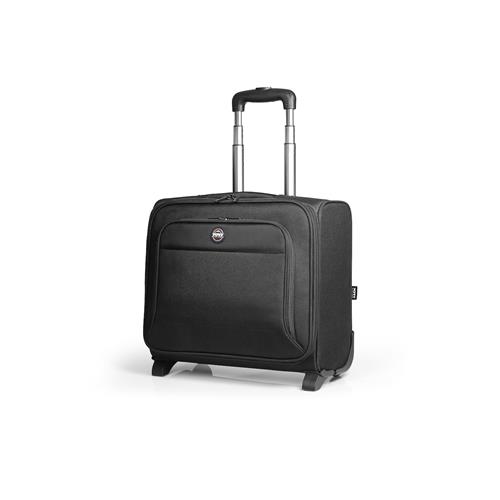 Port Designs HANOI II. Case type: Trolley case Maximum screen size: 39.6 cm (15.6") Number of front pockets: 1 Carrying handle(s). Weight: 2.44 kg. Surface coloration: Monochromatic