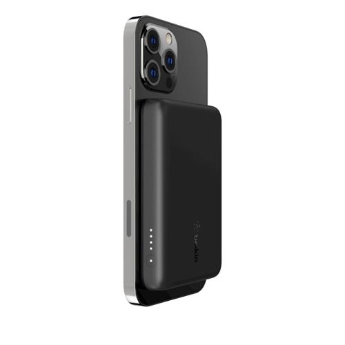 Belkin BPD002BTBK. Battery capacity: 2500 mAh. USB Type-C ports quantity: 1. Wireless charging. Total output power: 5 W. Product colour: Black
