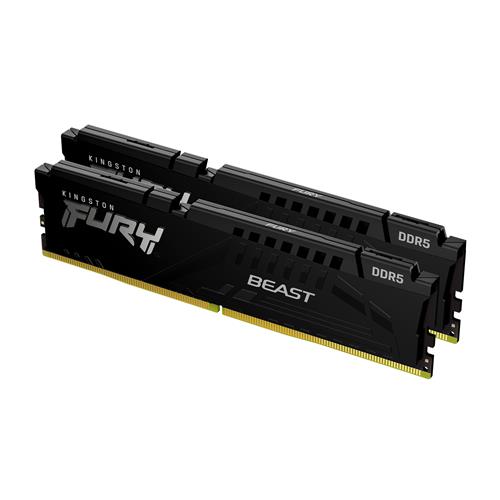 Kingston Technology FURY Beast 32GB 5600MT/s DDR5 CL40 DIMM (Kit of 2) Black