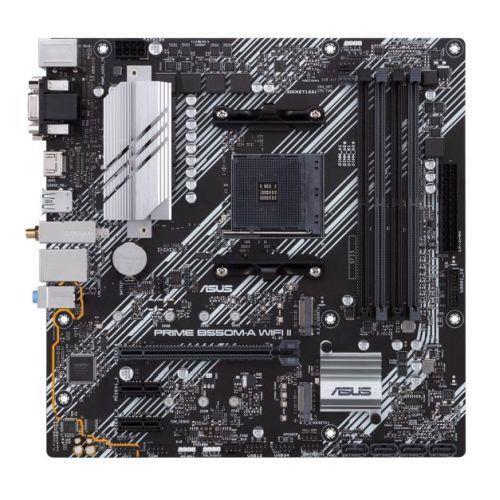 ASUS PRIME B550M-A WIFI II AMD Socket AM4 AMD Ryzen 3000 Series AMD Ryzen 5000 Series Socket AM4 DDR4-SDRAM 128 GB