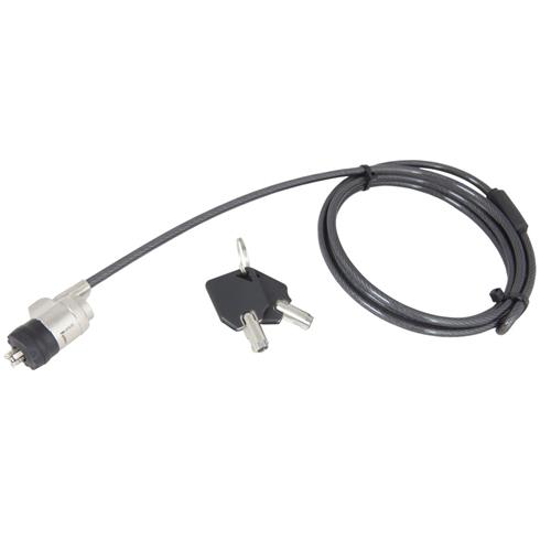 Urban Factory STANDARD SECURITY CABLE "PUSH TO LOCK" COMPATIBLE MASTER KEY 1.5 m Combination lock Galvanized steel Black
