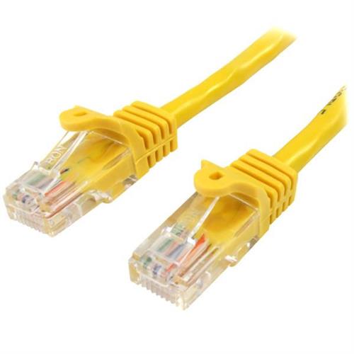 Photos - Cable (video, audio, USB) Startech.com Cat5e Patch Cable with Snagless RJ45 Connectors - 2m Yellow 45PAT2MYL 
