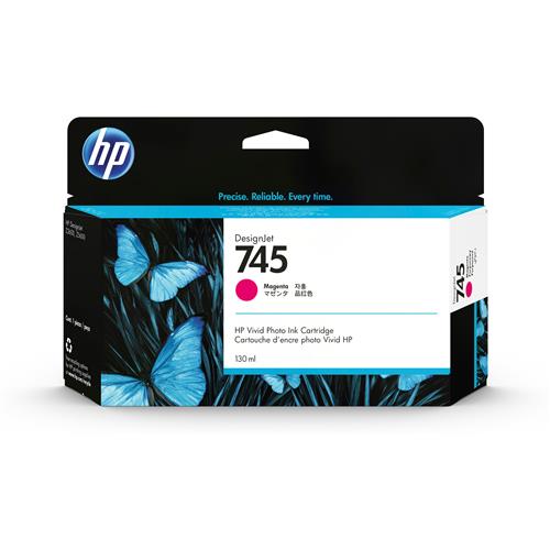 HP 745 130-ml DesignJet Magenta Ink Cartridge HP DesignJet Z2600 PostScript Printer HP DesignJet Z5600 PostScript Printer Thermal inkjet Magenta F9J95A Singapore 202 mm