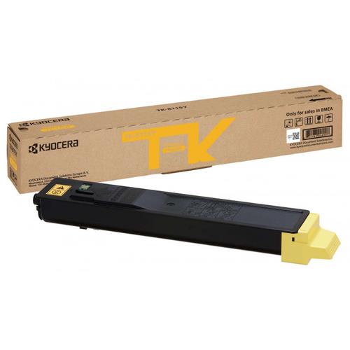 KYOCERA TK-8115Y. Colour toner page yield: 6000 pages Printing colours: Yellow Quantity per pack: 1 pc(s)