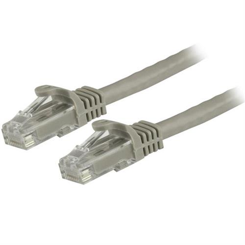 Photos - Cable (video, audio, USB) Startech.com 1.5m CAT6 Ethernet Cable - Grey CAT 6 Gigabit Ethernet Wire -250MHz 100W PoE RJ45 UTP Network/Patch Cord Snagle 