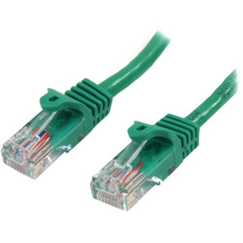 Photos - Cable (video, audio, USB) Startech.com Cat5e Patch Cable with Snagless RJ45 Connectors - 2m Green 45PAT2MGN 